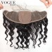 Human Virgin Hair 13x4 Silk Base Lace Frontal Closure,Loose Wave Frontal With Baby Hair